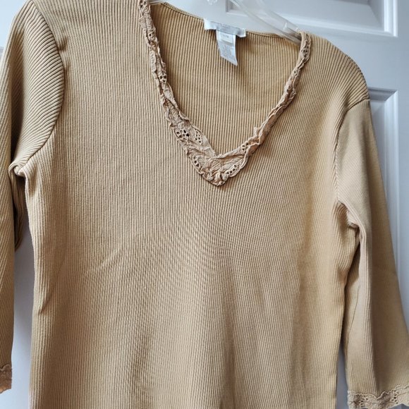 Jones New York Sport TAN Top